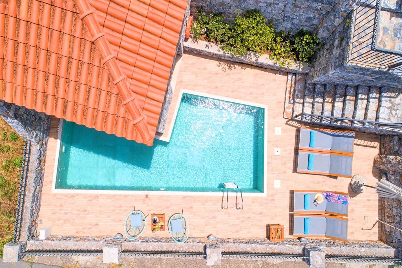 Acrothea Villa Heated Pool ハニア エクステリア 写真